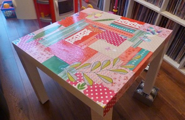 Vieux décor de table