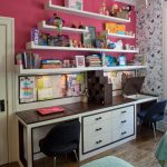 Table pour enfants pour deux enfants avec niches intégrées