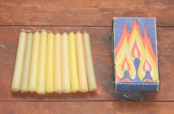 Paraffine de bougies ordinaires