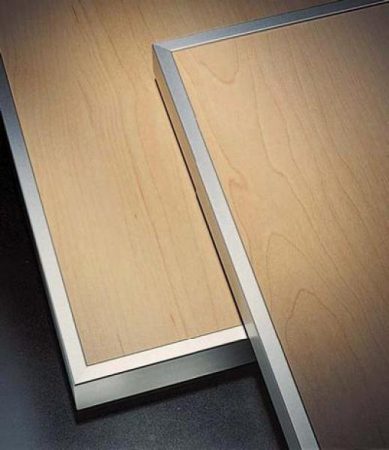 Panneau de particules tranchant en aluminium
