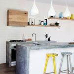 Plan de travail en béton fonctionnel, fiable et confortable