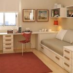 Chambre d'ado avec deux emplois