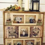 Commode bricolage avec technique de découpage