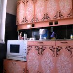 Belle cuisine avec des motifs après retravail