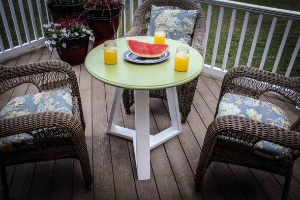 Table fixe ronde