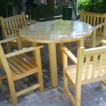 Table ronde et chaises faites-le vous même