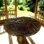 Petite table ronde pour donner