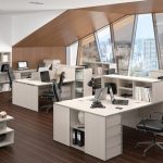 Conception de bureau inhabituelle