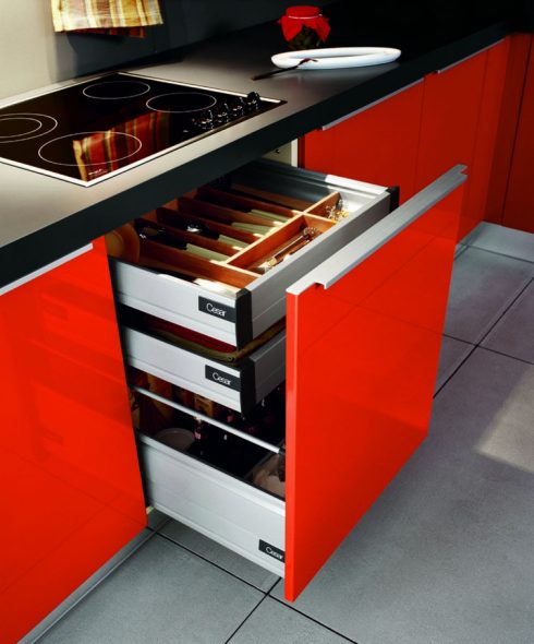 Armoires inférieures pour la cuisine