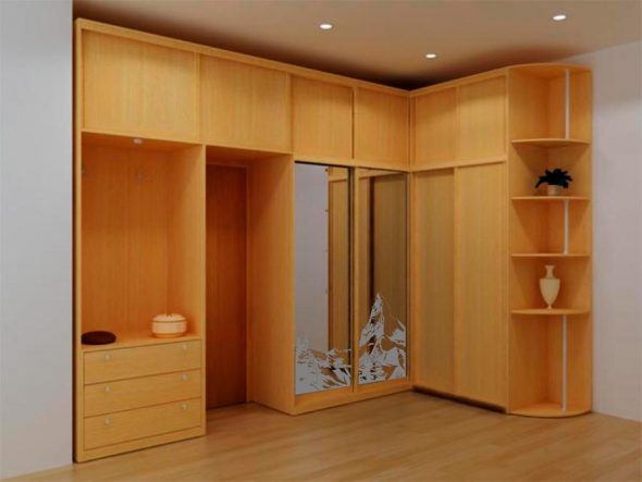 Mobilier intégré pour le couloir