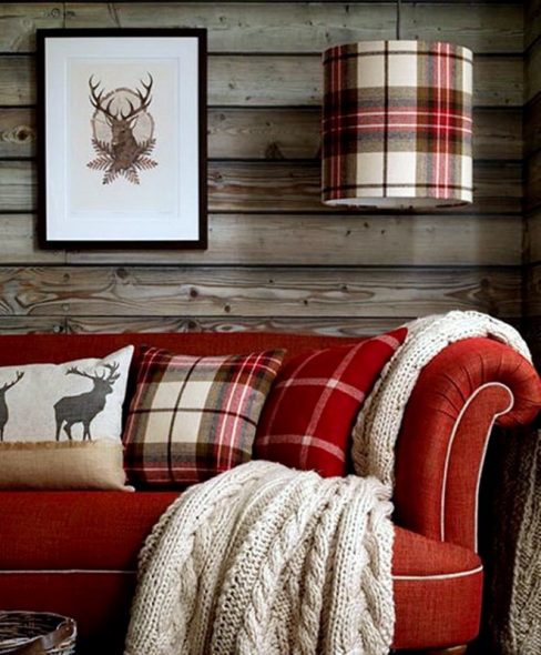 Plaid à tricoter