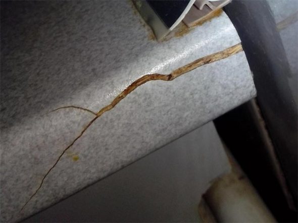 Déformation de la couche supérieure