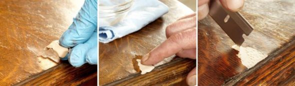 Sceller les fissures et les copeaux