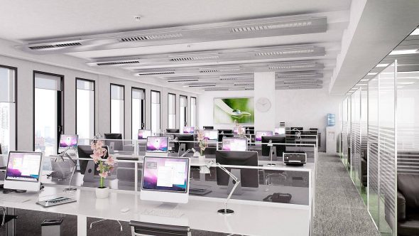 Bureau chambre spacieuse