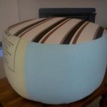 Des bouteilles en plastique ottomanes et des restes de tissu faites-le vous-même