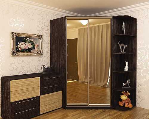 Lima kabinet sudut dinding