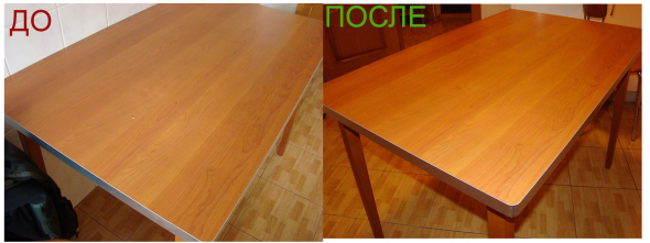 Dessus de table en aggloméré