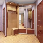 Armoire coulissante dans le coin