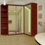 Armoire coulissante avec portes en miroir
