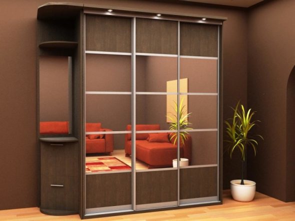 Armoire coulissante pour une salle
