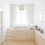 Lit en contreplaqué fait maison