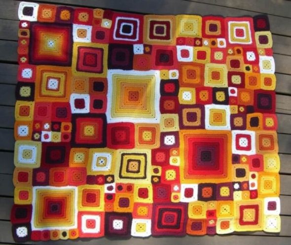 Gaine dans le style de patchwork