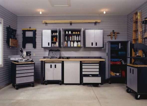 L'idée d'aménagement du garage