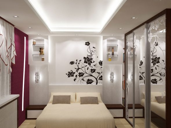 Intérieur d'une petite chambre
