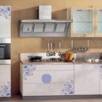 Intérieur de cuisine intéressant après réparation