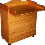 Commode en bois avec table à langer