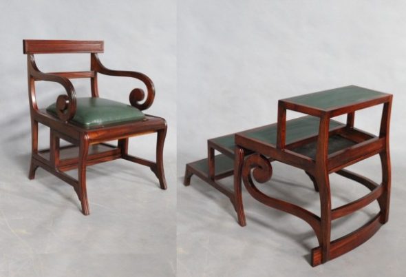 Beau tabouret en bois