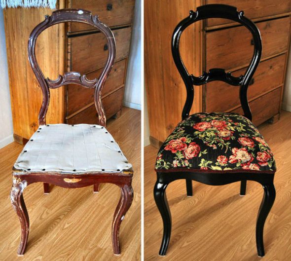 Belle chaise incurvée