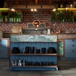 Cuisine et armoires de style loft