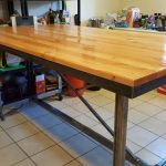 Table de cuisine design industriel