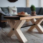 Table carrée style loft à faire soi-même