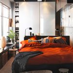 Petite chambre de style moderne
