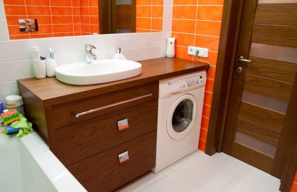 Meubles en bois pour salle de bain