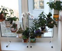 Etagère en métal pour fleurs en forme de colline