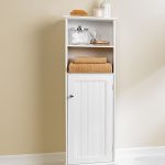 Un petit casier pratique de couleur blanche
