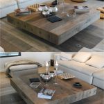 Conception inhabituelle de la table basse avec leurs propres mains