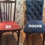 Rembourrage de chaise pour le salon