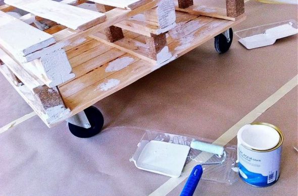 Peindre la table
