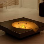 Table basse lumineuse originale