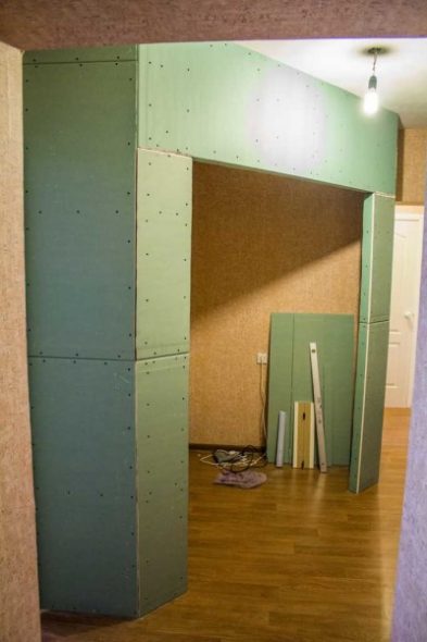 Cloison en placoplâtre