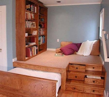 Podium dans la chambre ou le salon