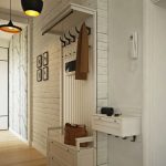 Hall d'entrée de style scandinave