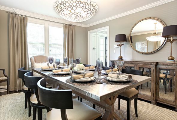 Table rectangulaire pour 8 personnes