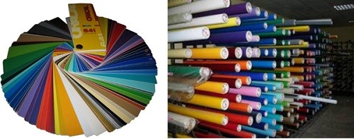 Différentes couleurs et textures