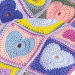 Plaid romantique avec des coeurs