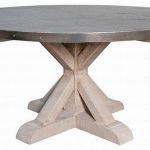 Table ronde faite maison pour la cuisine